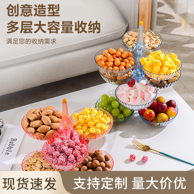 Коробка для фруктов, популярная пластиковая тарелка для закусок и конфет