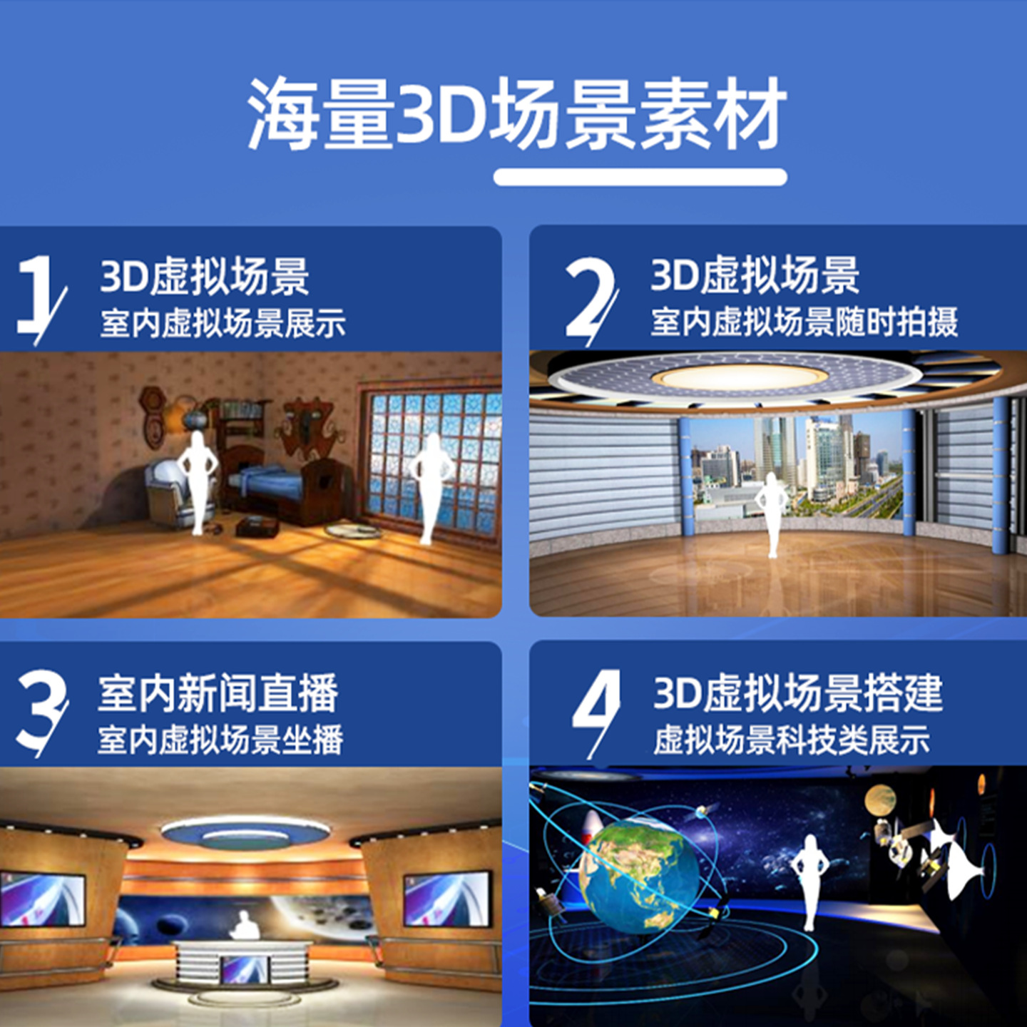 Sai Tianying Sty-Vs200Hp True Three-Dimensional Virtual Studio System Live Broadcast Director 3D Keying Production Equipment