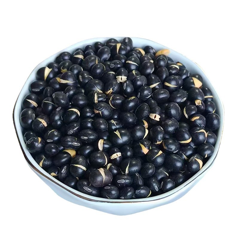 Low Temperature Baking Yellow Core Black Bean Soybean Milk Powder Grinding Raw Material Yellow Core Black Bean Grain Cooked Yellow Core Black Bean Bulk