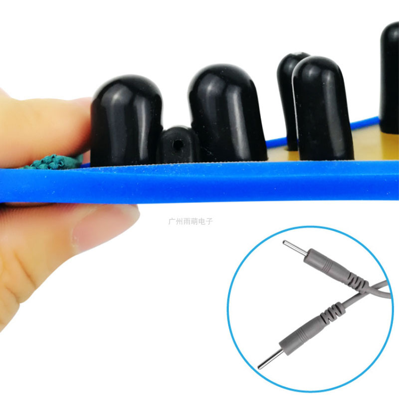 DDS Physical Therapy Electrode Eye Mask Eye Massage Health Care Instrument Accessories Silicone Printing Eye Mask Factory Wholesale