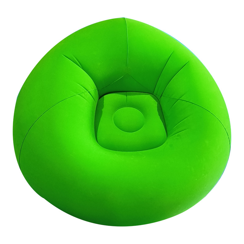Cross-Border Inflatable Bean Bag Inflatable Football Sofa Pvc Flocking Sofa Portable Lazy Lounge Chair Inflatable Bean Bag