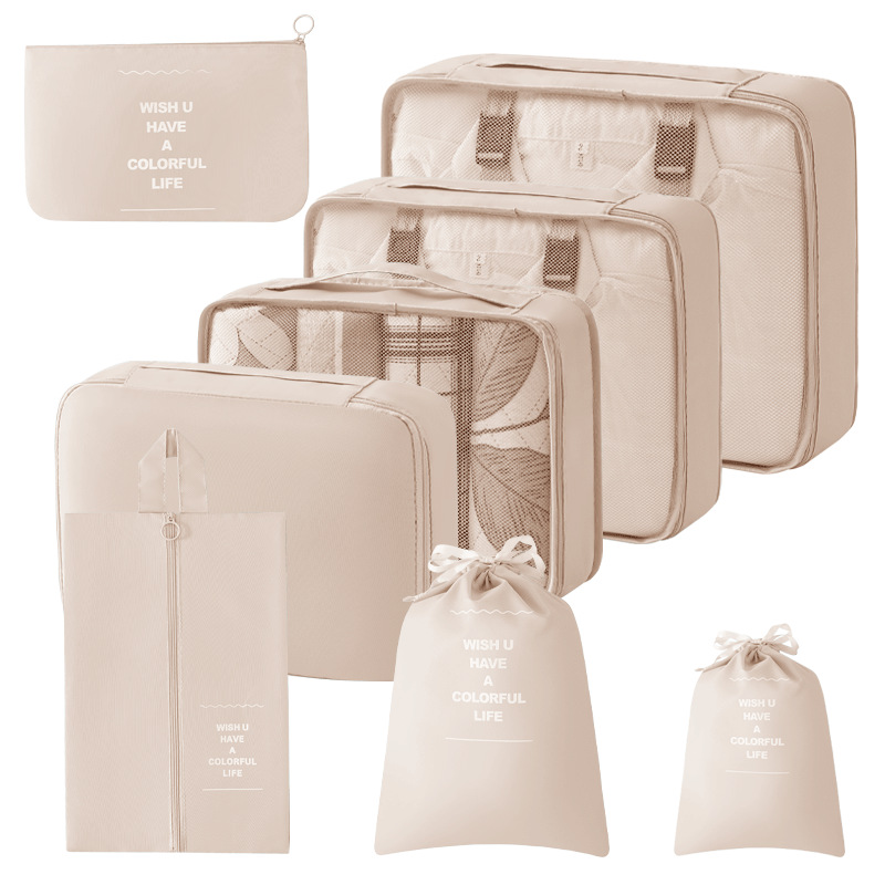 Набор для хранения из семи, восьми и девяноста предметов из твила для путешествий, многофункциональный, портативный, большой объем