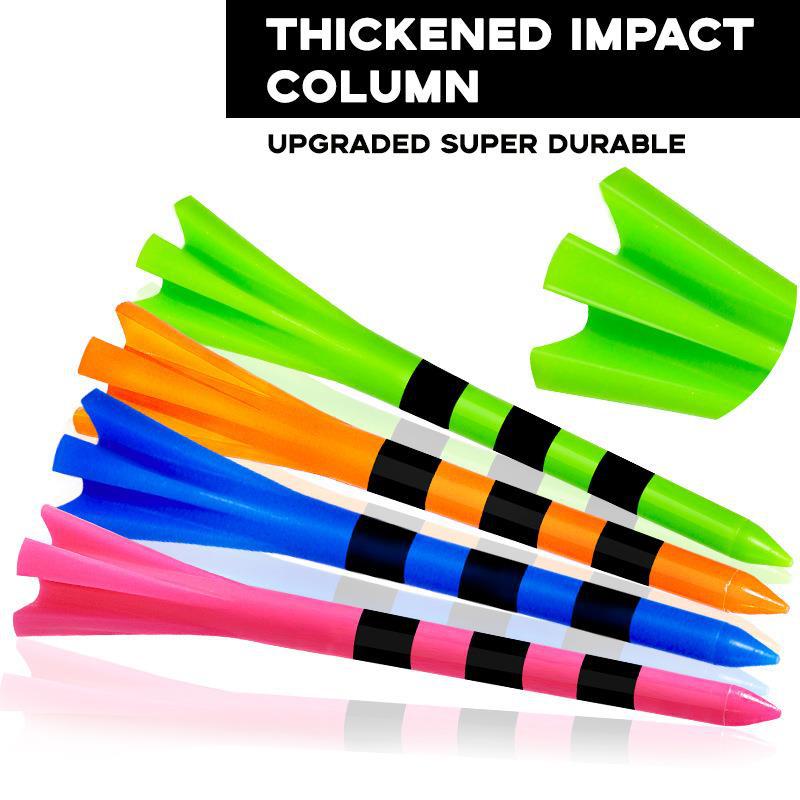 Wholesale Striped Golf Five Claw Ball Nails TEE Ball Tore Golf Plastic Ball Seat Golf Course Supplies Factory