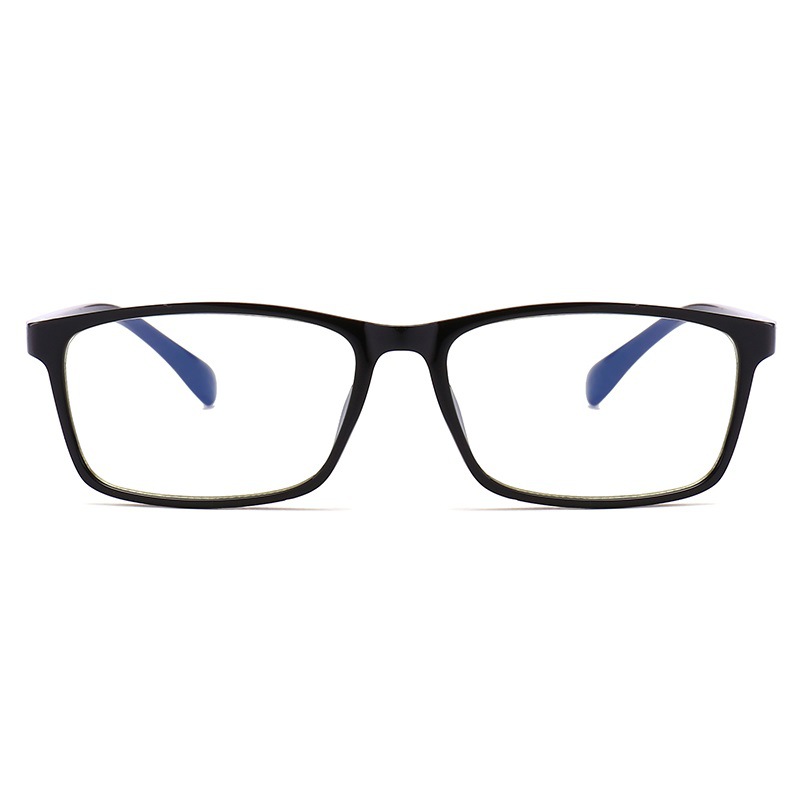 New anti-blue glasses TR90 glasses frame fashion box optical frame men's business flat lens LH07