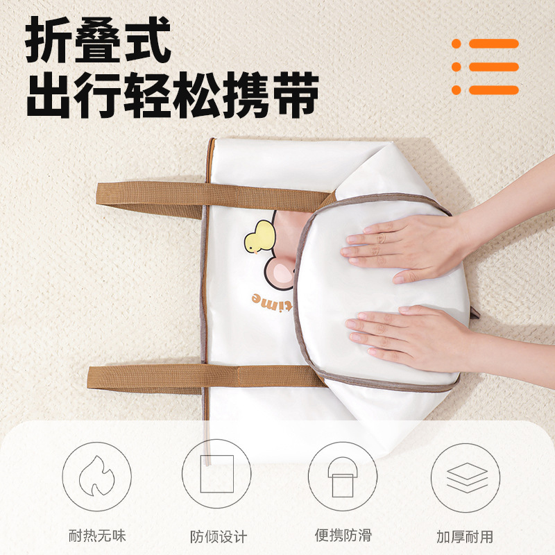 Household Foot Bath Bucket Foldableable, Portable and Stowable, Thickeneded Travel Dormitory Foot Bath Bucket over the Calf and Knee, Insulated Foot Bath