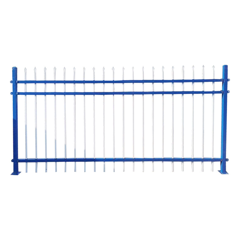 Zinc Steel Fence Guardrail School Fence Residential Iron Art Isolation Fence Courtyard Villa Guardrail Railing Construction Galvanized