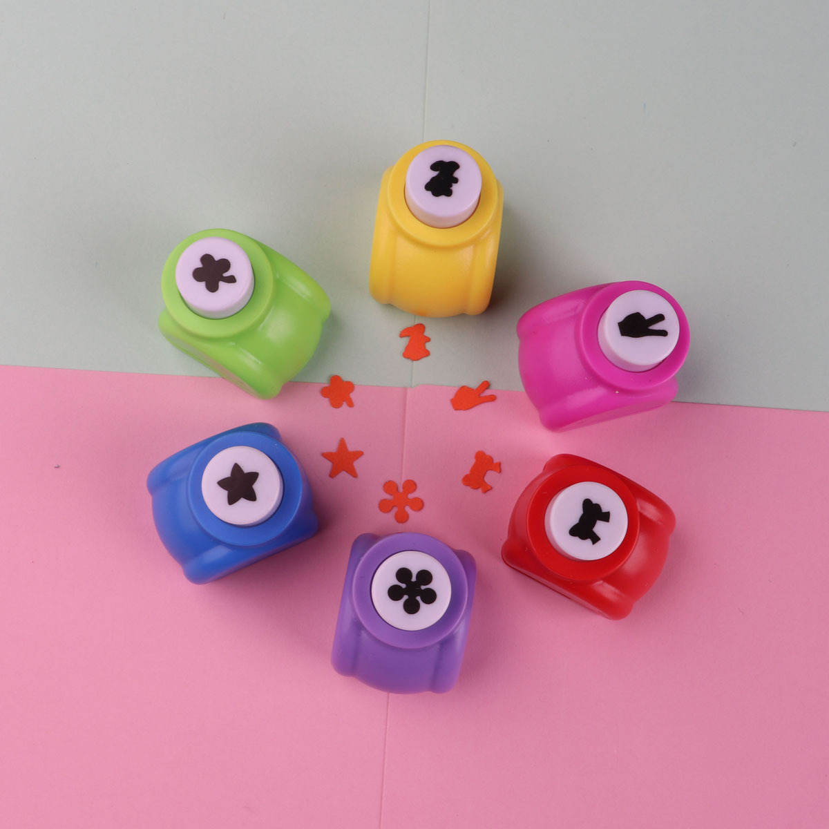 Creative Embossing Device Small Flower Embossing Device Kidsren's Handmade DIY Kindergarten Early Education Paper-Cut Handbook Embossing Device Wholesale