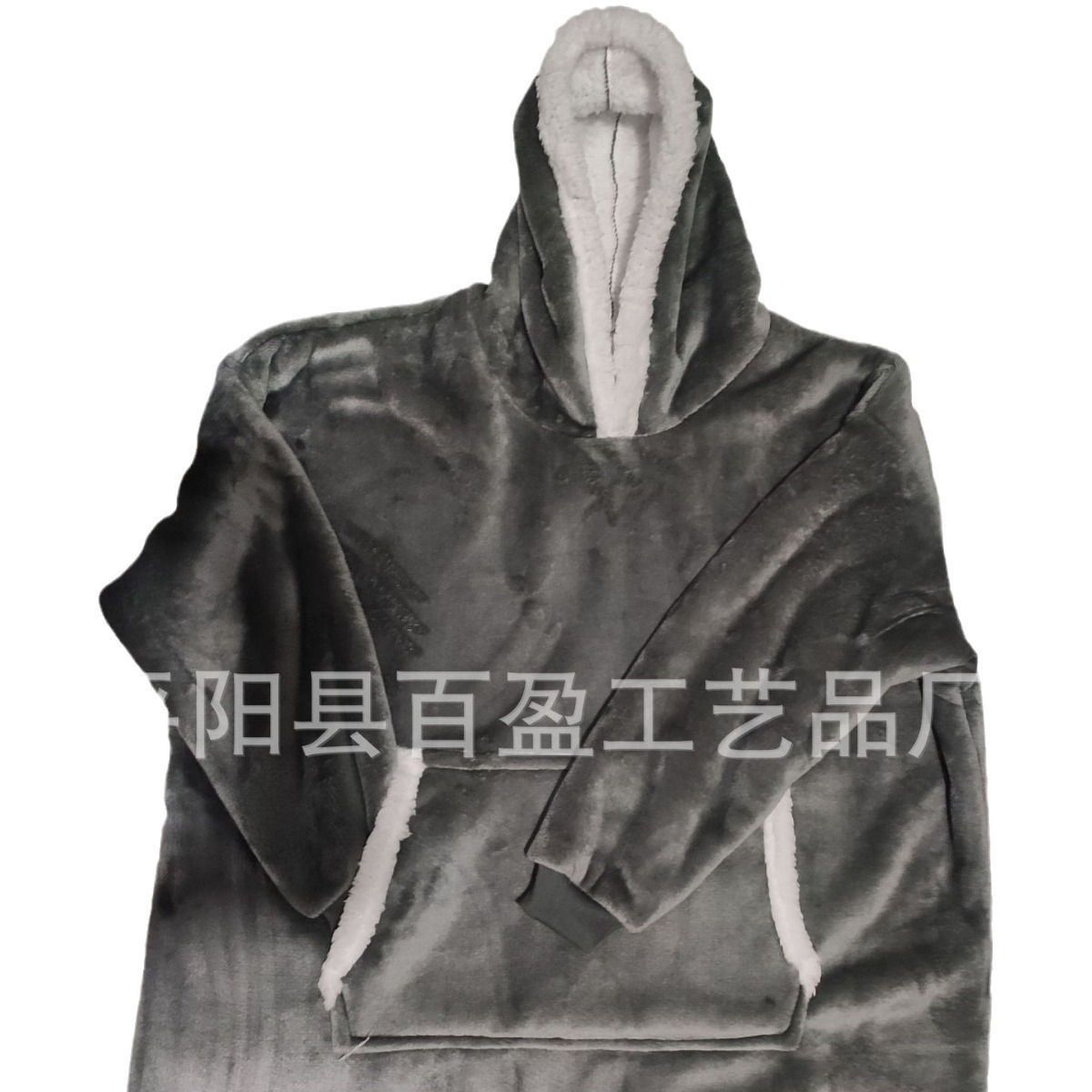 New TV Lazy Pullover TV Blanket Hooded Fleece Warm Clothes Home Clothes Nightgown Outdoor Cold-proof Clothes Sweater