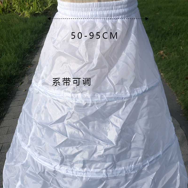 Steel ring children's skirt catwalk host stage performance outfit lining skirt princess skirt children's three-ring lining skirt