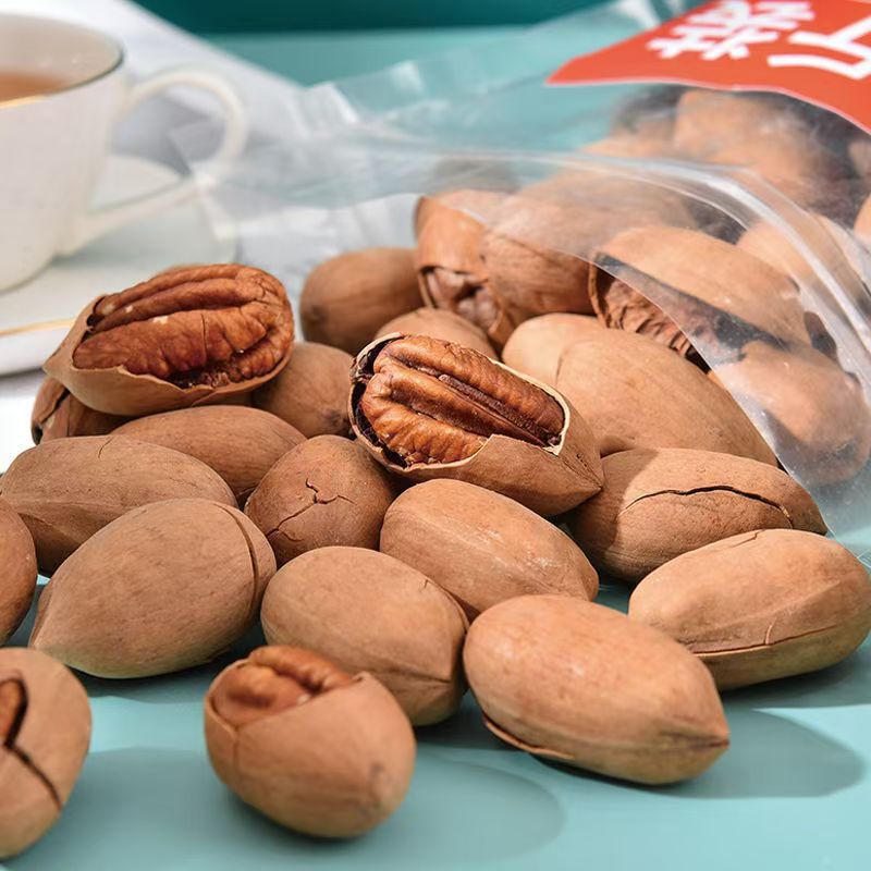New Arrival Pecan Dried Fruit Nuts Pecan Longevity Fruit Casual Snacks Large Particles New Year Goods Must-Have Wholesale