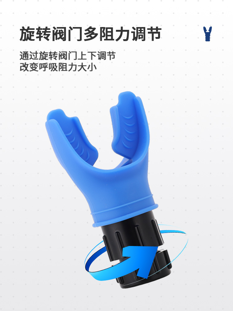 Popular cross-border Fitness Trainer portable lung capacity abdominal breathing Trainer adjustable resistance