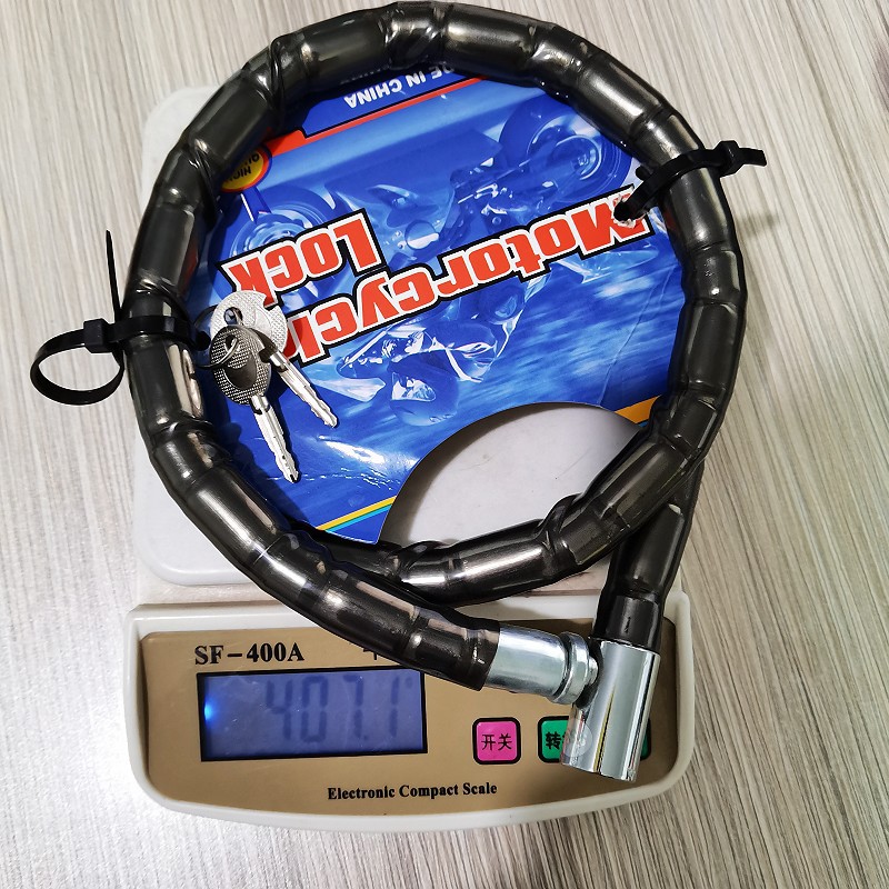 Chain lock bicycle lock motorcycle anti-theft lock electric car mountain road car joint lock thick steel cable lock bicycle