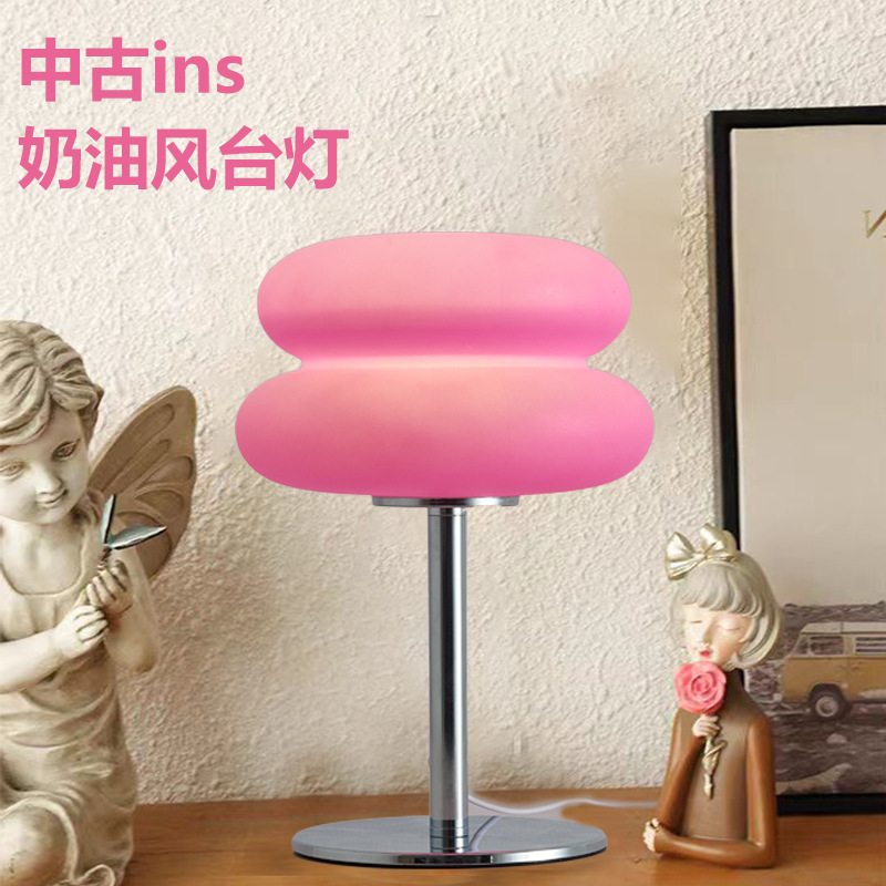 Cross-Border Creative Table Lamp Ins Style Decorative Night Light Bedroom Light Luxury Bedside High-End Night Light Mushroom Lamp Mushroom