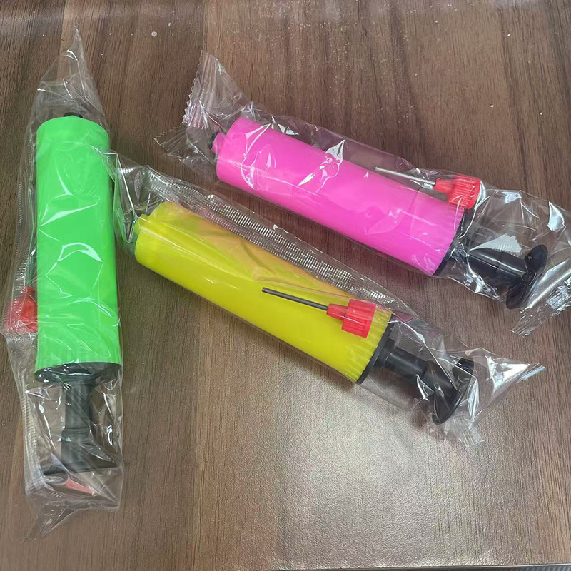 small size Mini Inflator New Hand Push Plastic Environmental Protection Yoga Fitness Ball Durian Balance Ball Inflatable