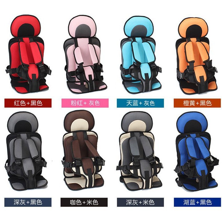 Electric tricycle baby seat cushion simple portable child seat harness universal simple portable June 3-12 years old