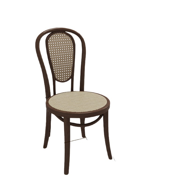 American Mid-Century Style Cafe Solid Wood Table and Chair Combination Milk Tea Shop Table Baking Dessert Shop Commercial Western Restaurant Dining Chair