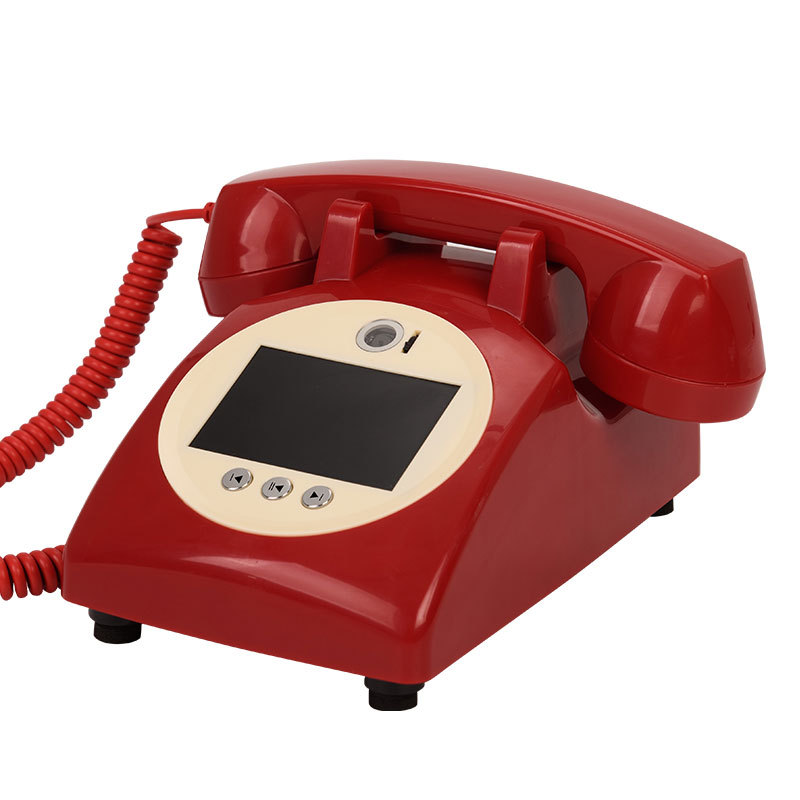 New Visual European-Style Retro Wedding Video Guest Book Birthday Party Blessing Decoration Telephone Creative Nostalgic