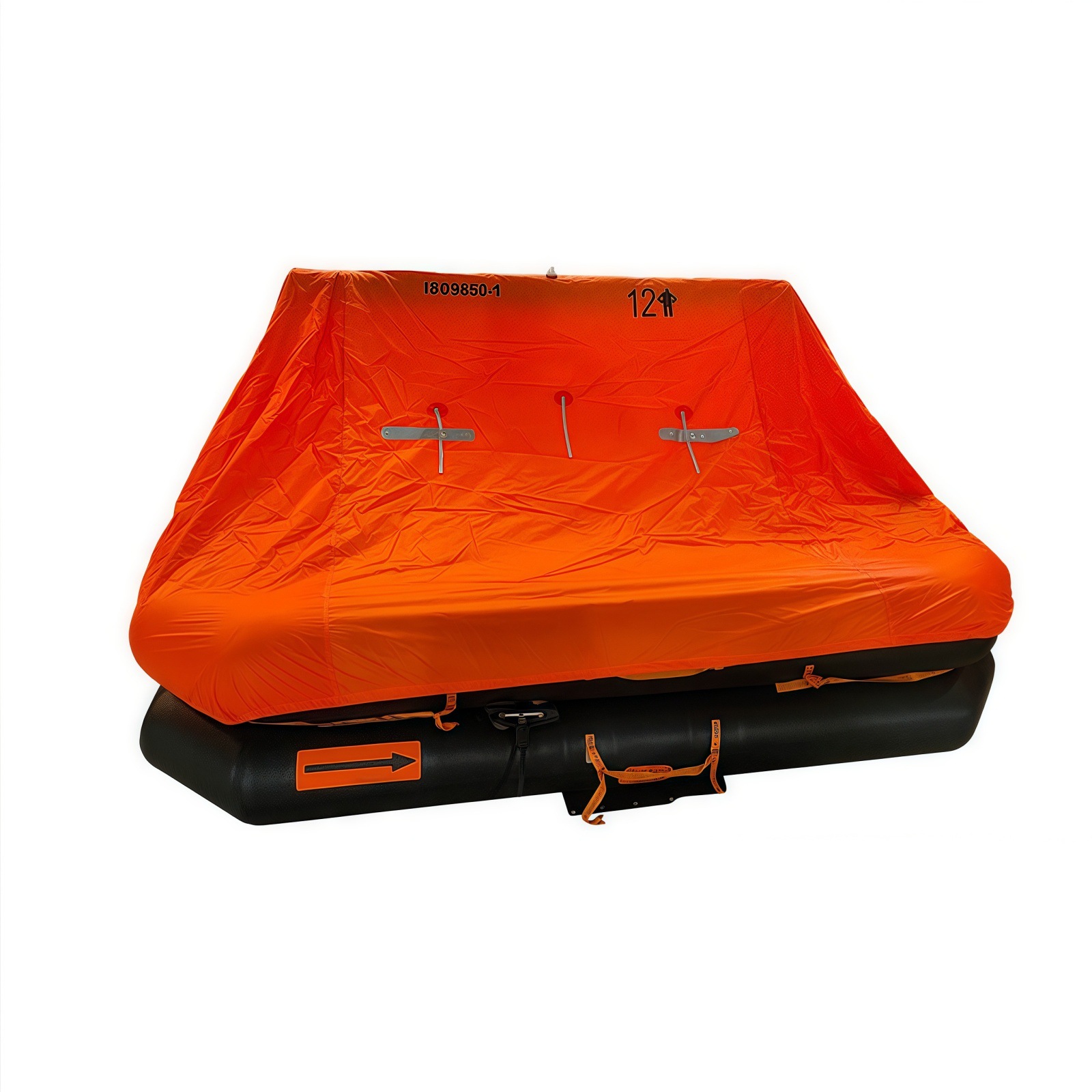 Inflatable Life Raft Yacht Boat Inflatable Escape Raft Water Emergency Rescue Automatic Inflatable Lifeboat