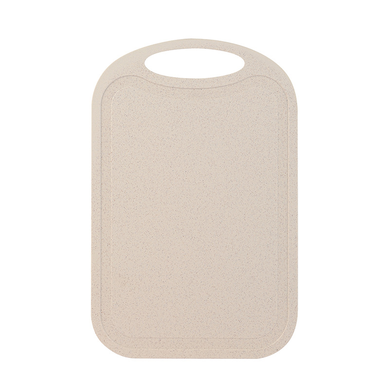 In stock wheat straw cutting board household kitchen panel dormitory portable plastic cutting board vegetable cutting fruit food supplement cutting board