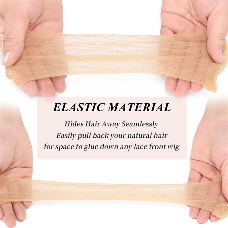 Cross-Border Spot Wig Hair Net Invisible Hd Wig High Elastic Transparent Breathable Non-Stuffy Wig Net Cap