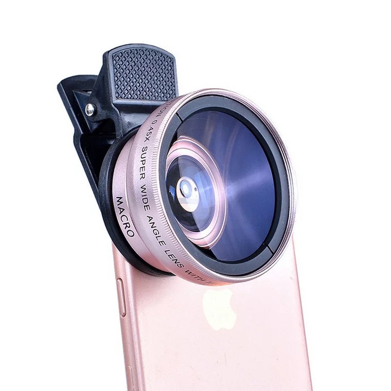 Manufacturer Mobile Phone Lens 0.45X Lens Wide-Angle Lens 15X Macro Mobile Phone External Lens Hd Distortion-Free