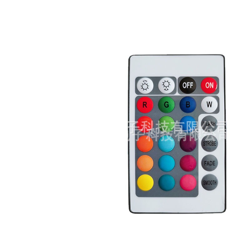 24-Key Rgb Remote Control 7-Color Dimming Remote Control Infrared Remote Control Manufacturer Wholesale Direct Supply