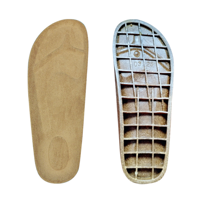 Cross-Border Hot Style Thick-Soled Birkenstock Shoes with Wood Bran Midsole for Women, Inner Heightening Sandals and Slippers with Large Soles