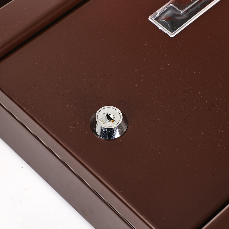 Specializing in the production of iron products cross-border circular arc letter box in stock key 5 colors