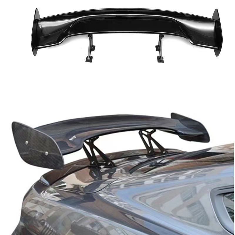 Automobile General Carbon Fiber GT Rear Wing Exterior Modification Fixed Wing Spoiler High Rear Wing Three Compartment Large Rear Wing