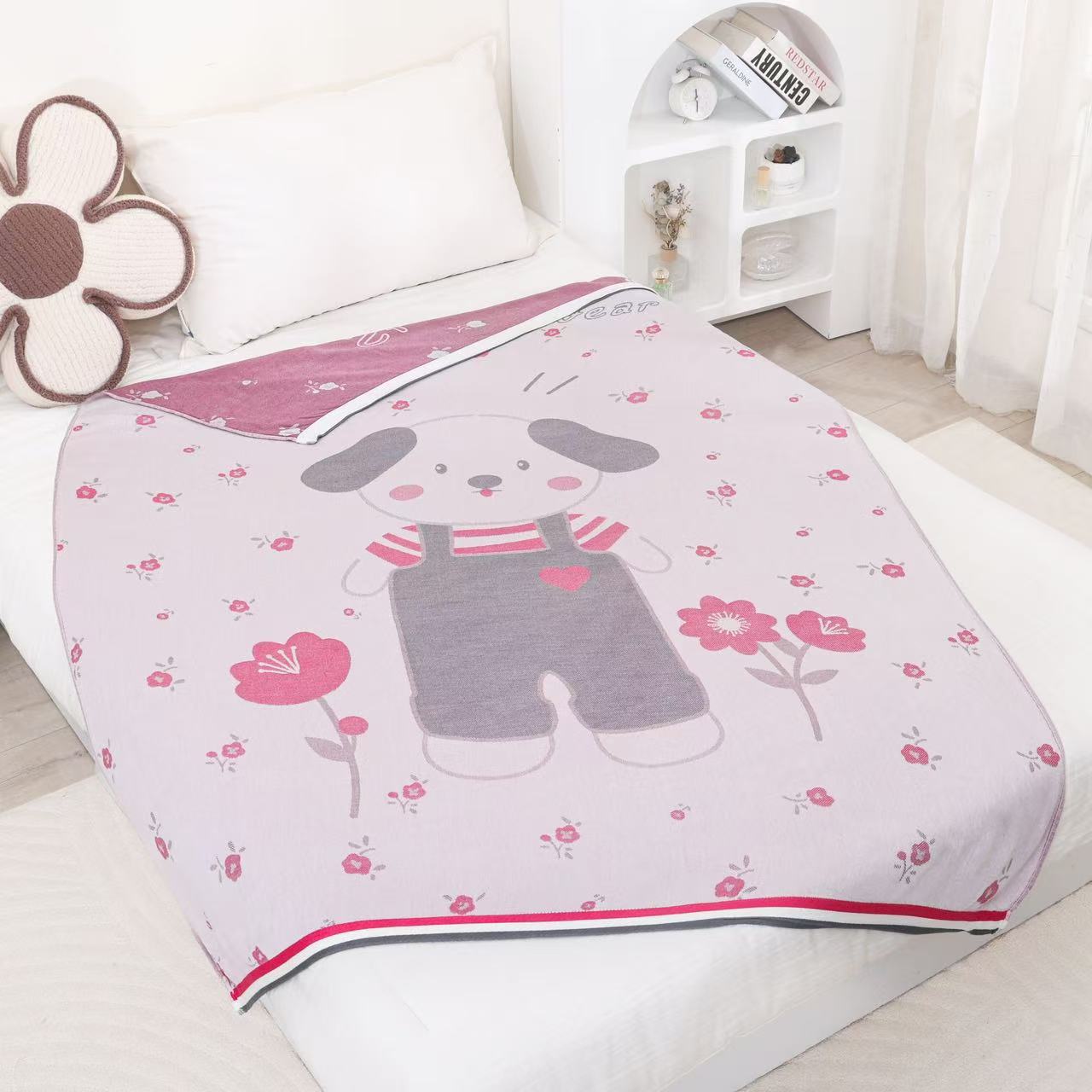 Bamboo Fiber Blanket Gauze Cold Blanket Summer Thin Towel Ice Silk Dry Sewage Air Conditioning Blanket Soft Pro