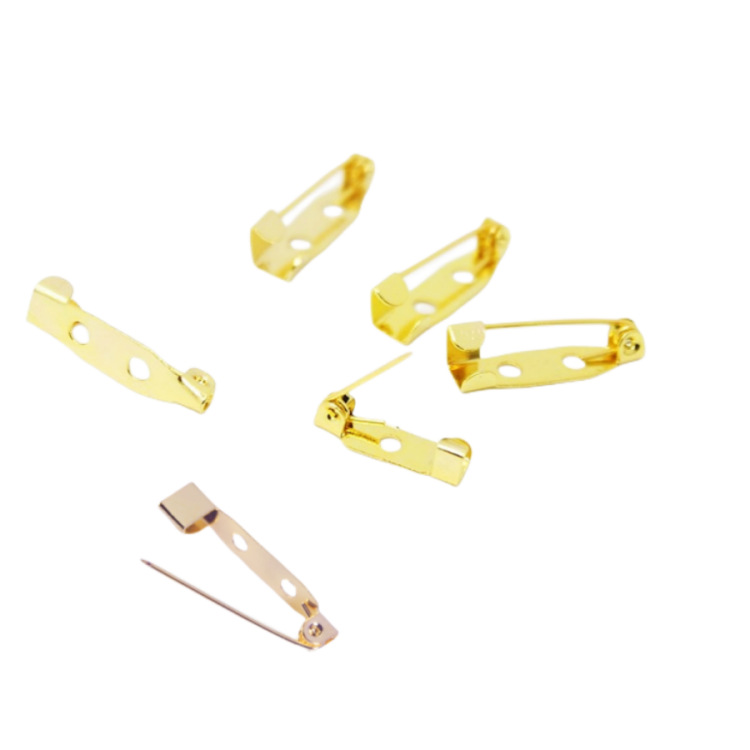 2.5cm Gold Pin Multi-Size Retro Simple Pin DIY Fabric Corsage Clothing Accessories Buckle Pin Low Price Wholesale