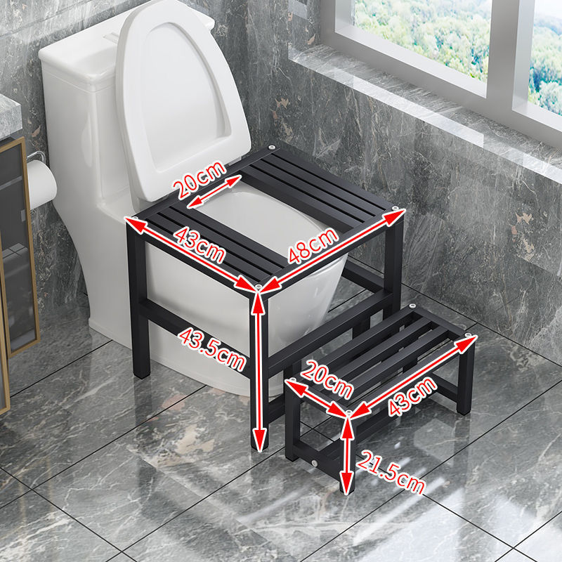 Squat Toilet Seat Converted to Squat Toilet, Toilet Stool, Footstool, Squat Toilet, Household Toilet Stool, Squat Rack, Cross-Border E-Commerce