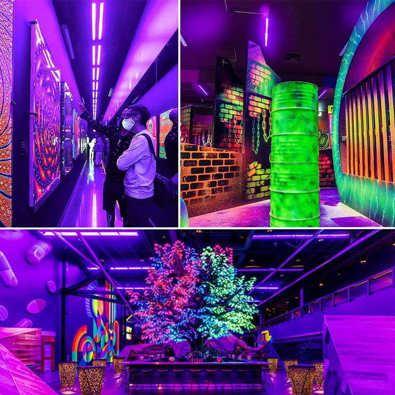 Amazon UV purple LED wall washer 36W KTV stage Black effect light strip fluorescent atmosphere line light