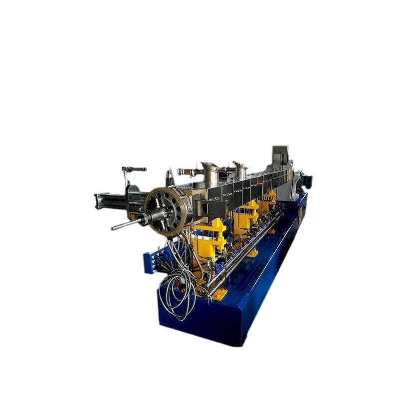 Double Screw Extruder Plastic Extrusion Granulator Sjsl75B Air-Cooled Hot-Cut Granulation Unit Leidezhu