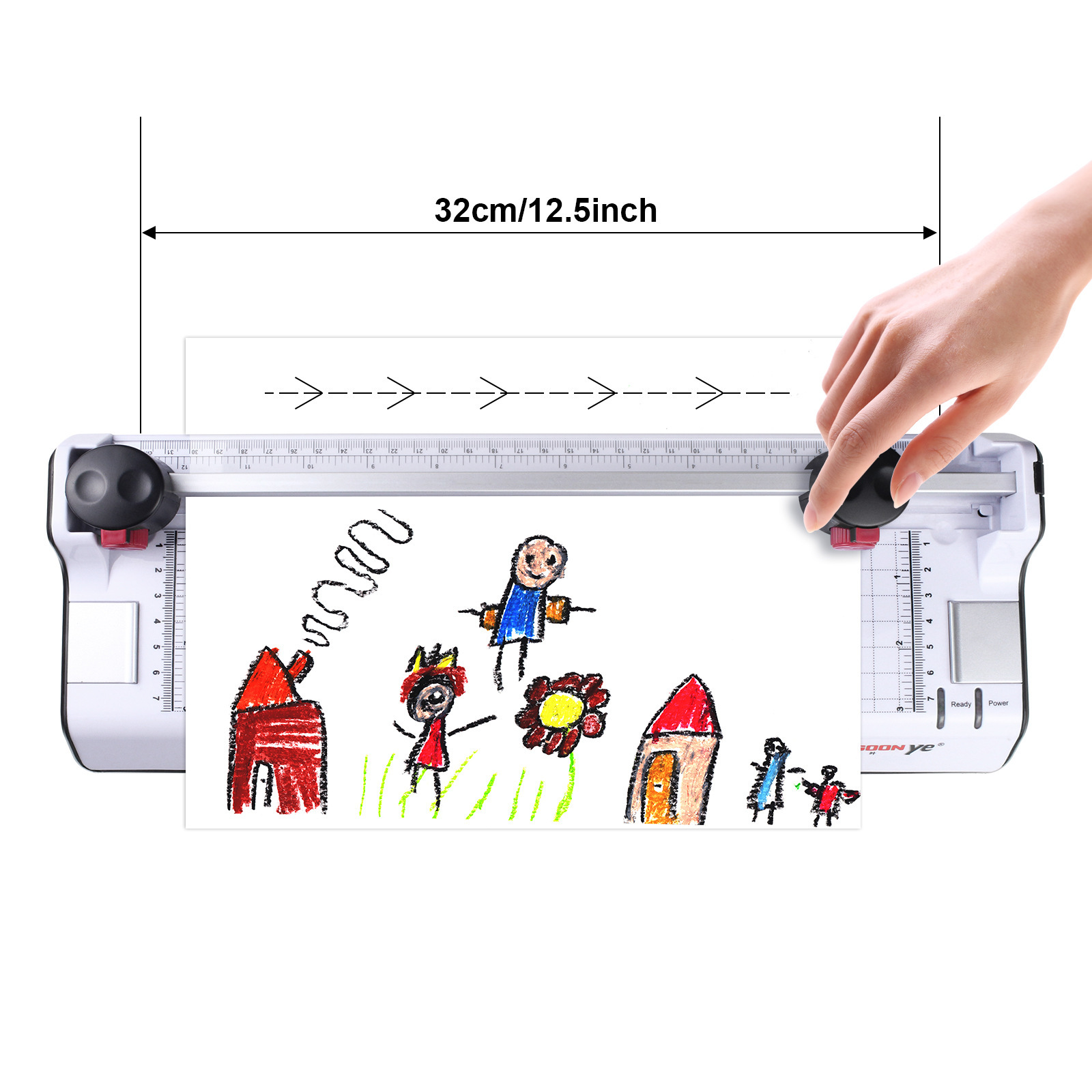 Zhongye Ye288 Multifunctional Laminating Machine with Cutting Function, Cold Laminating Machine, A4 Laminating Machine, Manufacturer in Stock