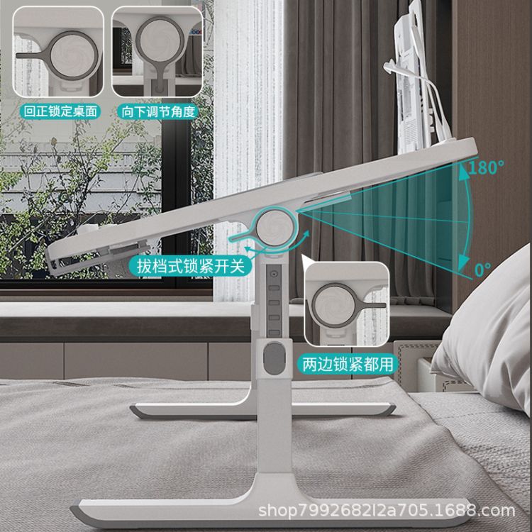 Folding Bed Small Table Computer Table Student Dormitory Upper Bunk Study Table Home Bedroom Bay Window Lazy Person Desk