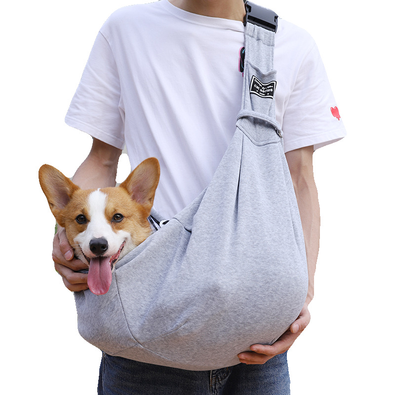 Cross-border new foldable pet backpack shoulder slung out portable large-capacity pet cat bag wholesale