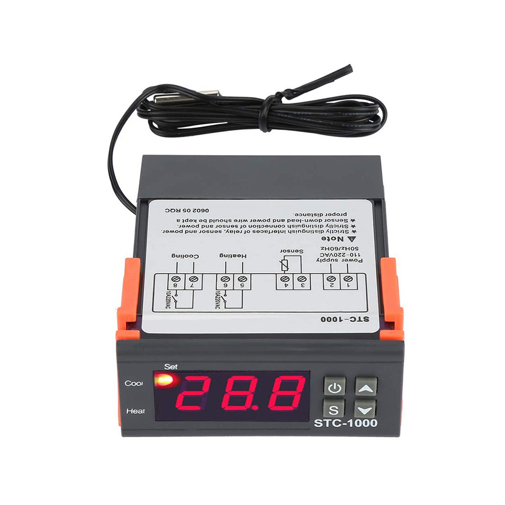STC-1000 digital temperature controller aquarium incubator electronic digital microcomputer temperature controller switch