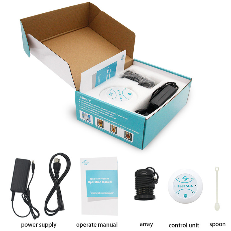 Мини-аппарат для терапии ног, портативный, круглый ионный инструмент