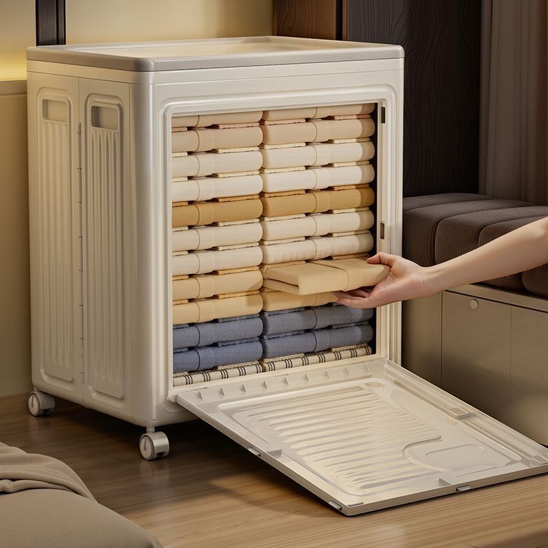 Clothes Storage Box Household Large-Capacity Flip-Top Toy Clothing Quilt Storage Box Foldable Storage Box Storage Cabinet
