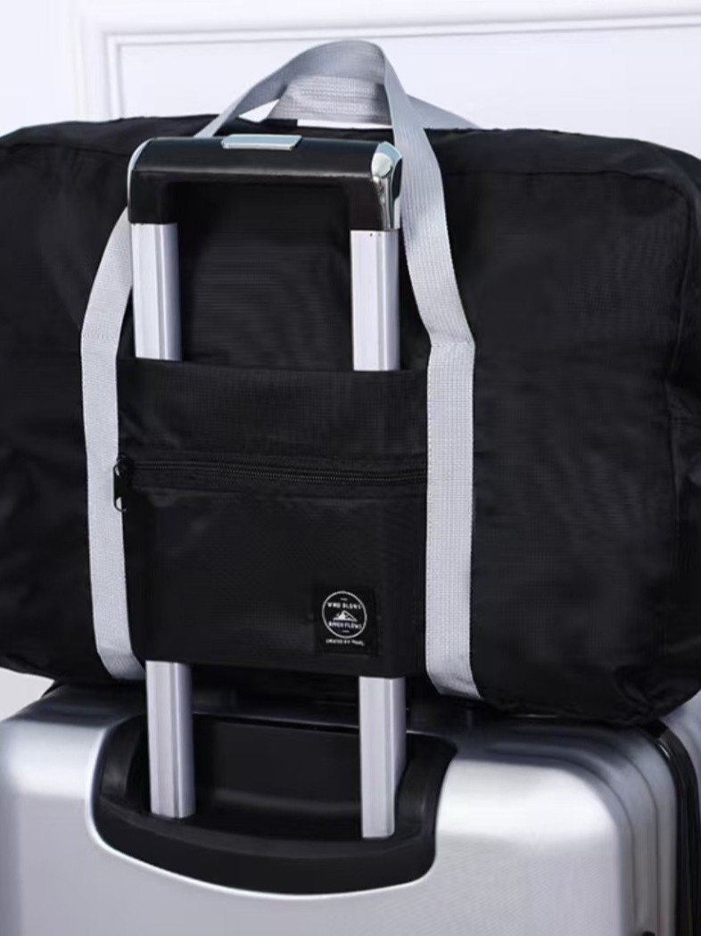 Korean Version Second-Generation Airplane Bag Large-Capacity Travel Bag Foldable Storage Bag Waterproof Travel Storage Bag Wear-Resistant and Lightweight