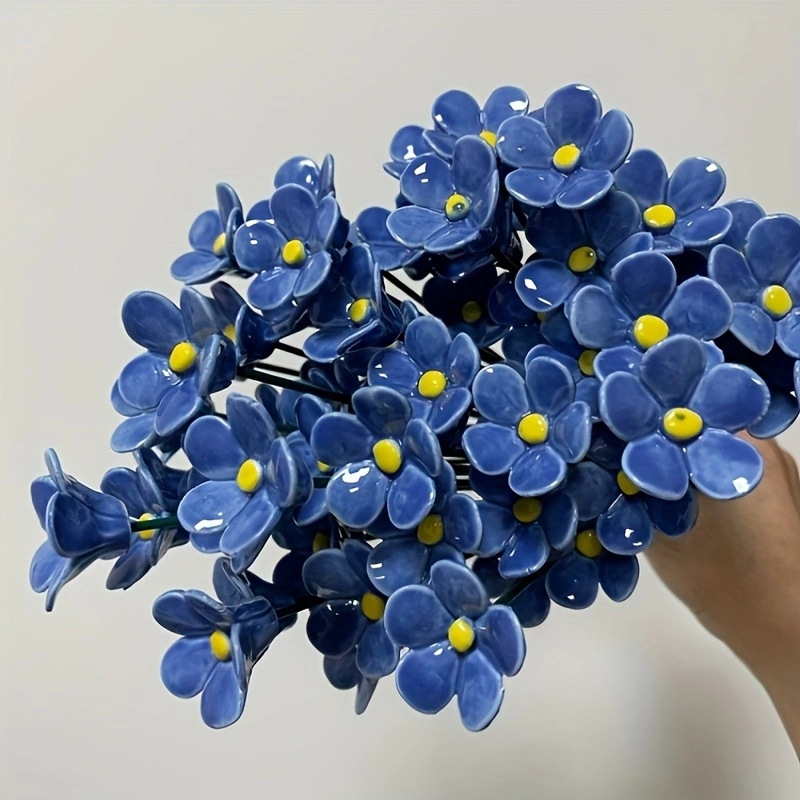 Индивидуальные кросс-бордерные популярные нематериальные культурные наследия ручная керамическая цветочная роза выставочный зал отельные украшения бессмертные цветы