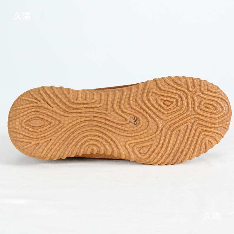 Winter Monk Shoes with Cotton and Velvet High-Top Shoes, Monk Warm Short Boots, Yellow Non-Slip Shoes, Layman Shoes, Nuns' Cotton Shoes