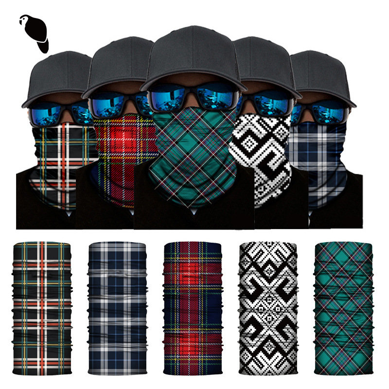 Spot Wholesale Outdoor Seamless Mask Magic Headscarf Cross-Border Sports Cycling Windproof Elastic Sun Protection Lightweight