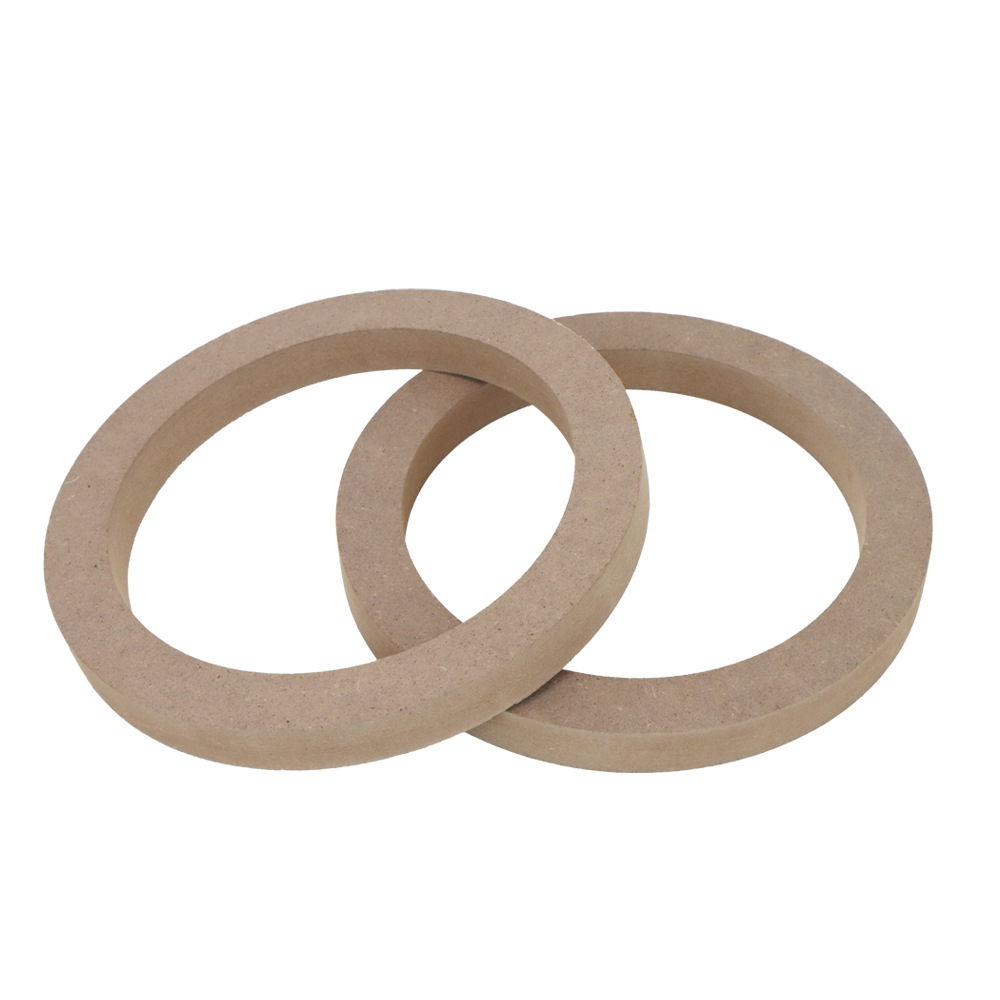 Manufacturer Low-Price Wholesale Car Audio Speaker Pads 6.5inch Wooden Washers Pair Speaker Modification Speaker Outer Ring