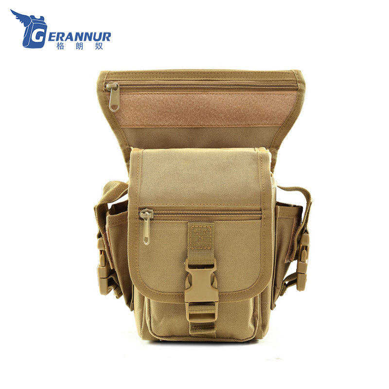 Military fans tactical leg bag camouflage waist leg bag mountaineering outdoor leggings bag sports leg bag tools waist bag manufacturers spot