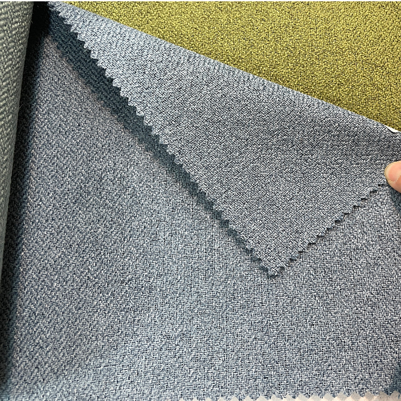 Modern Simple Solid Color Full Shading Nano Cotton Hemp Curtain Hotel Engineering Cross-border Foreign Trade Finished Curtain Fabric