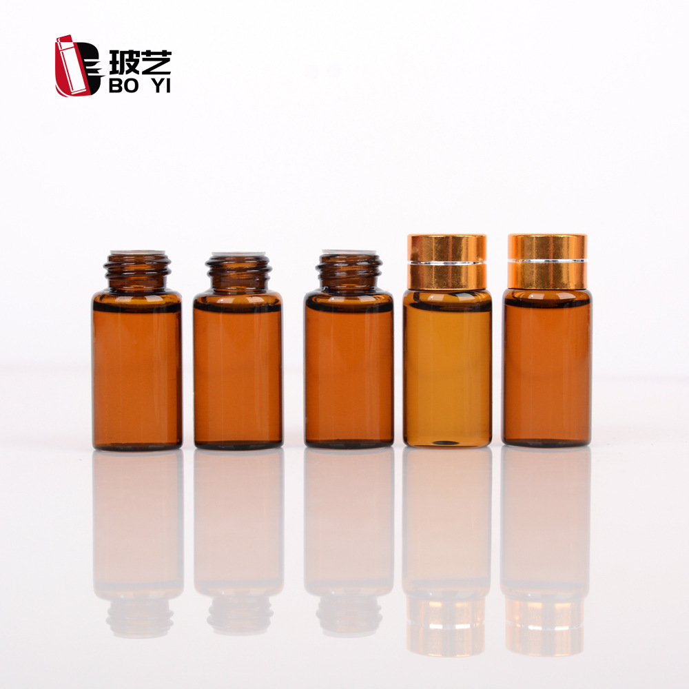 Spot Bayonet Bottle, Vial, 5ml Freeze-Dried Powder Bottle, Brown Ampoule Stock Solution Bottle Customization