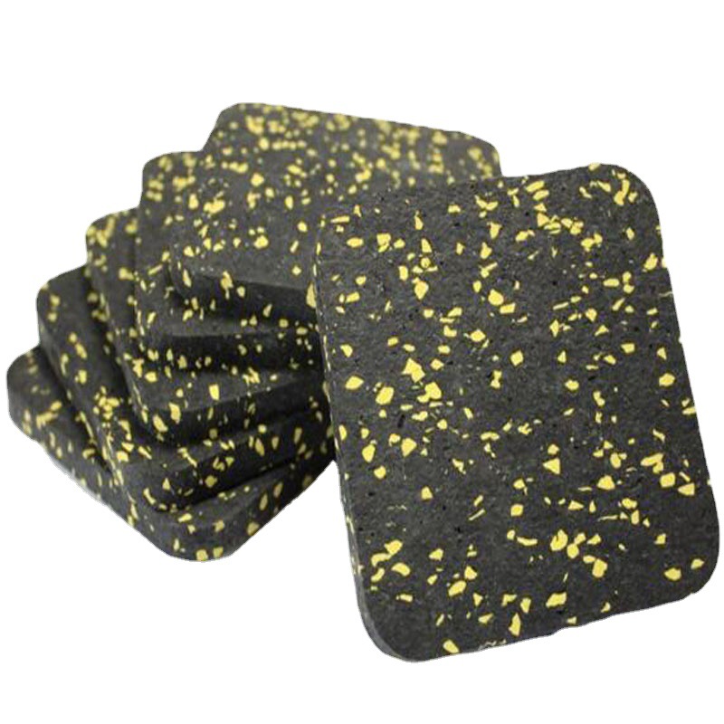 Cross-border Direct Supply Treadmill Shock Absorbing Mat Sound Insulation Cushion Floor Mat Gym Floor Mat Color Point Rubber Mat Furniture Foot Mat
