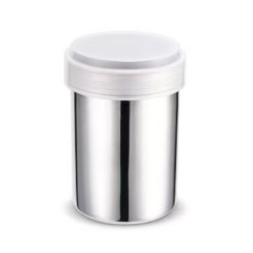 Factory Direct Supply 304 Stainless Steel Powder Dispenser with Fine Mesh Toothpick Holder Powder Shaker Powder Can Korean-Style Powder Dispenser